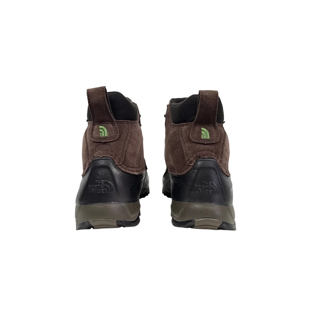 The North Face Snowfuse Winter Boots Mens 13 Brown Waterproof Suede Insulated